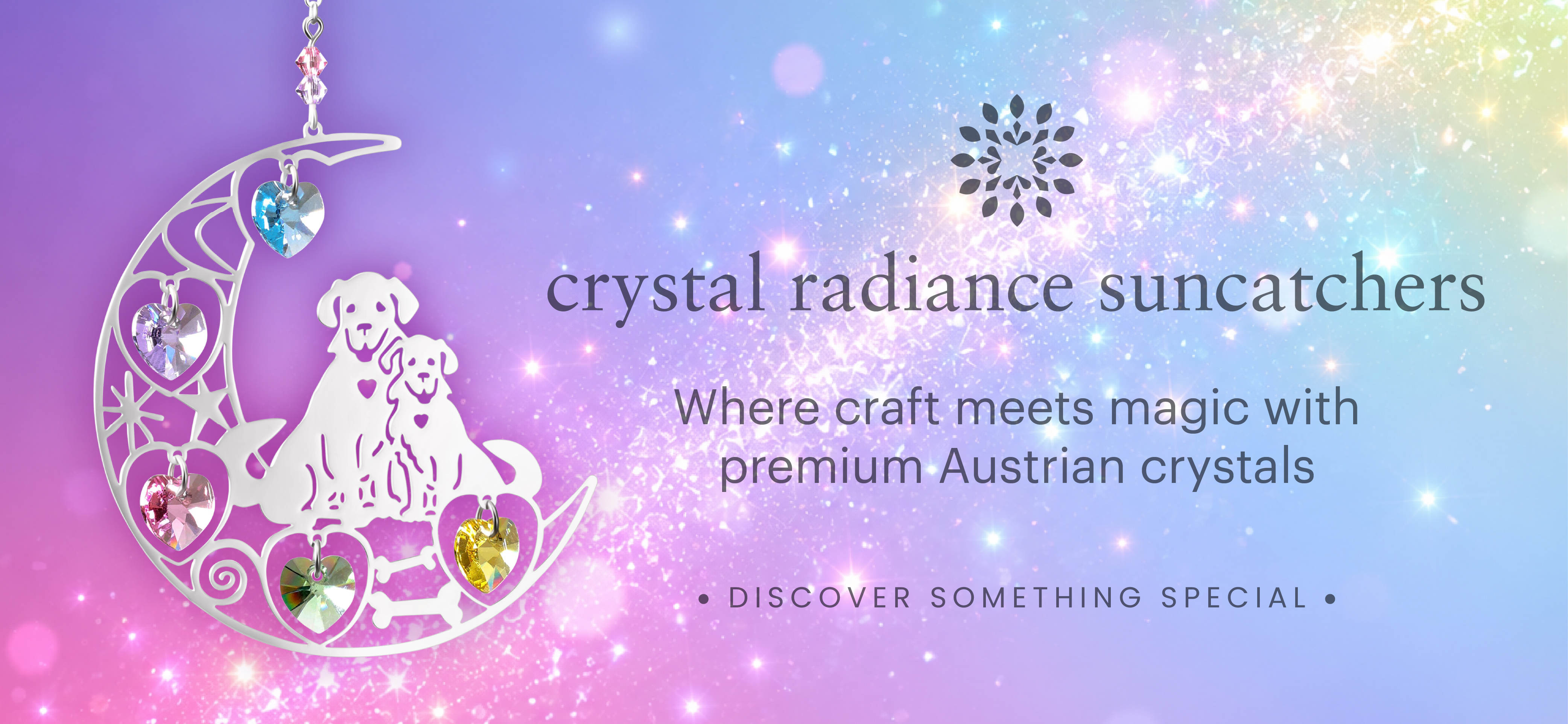 Add a bit of sparkle to your collection with the Crystal Radiance range at Wild Things Gifts.