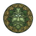 Mandala Art Stickers Green Man - S41