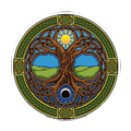 Mandala Art Stickers Tree of Life