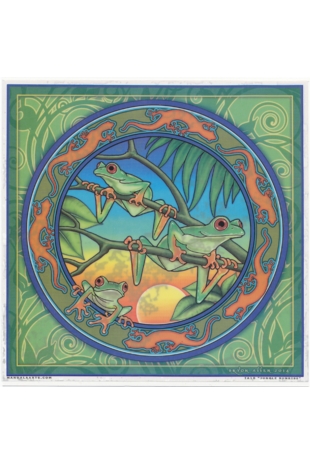 Illumination Art Stickers Jungle Sunrise