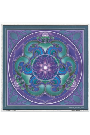 Illumination Art Stickers Nouveau Lotus