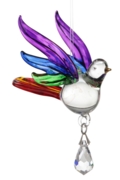 Fantasy Glass Songbird Rainbow