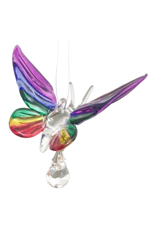 Fantasy Glass Butterfly Rainbow