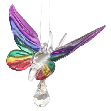 Fantasy Glass Butterfly Rainbow