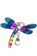Fantasy Glass Dragonfly Tropical