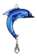 Fantasy Glass Dolphin Sapphire