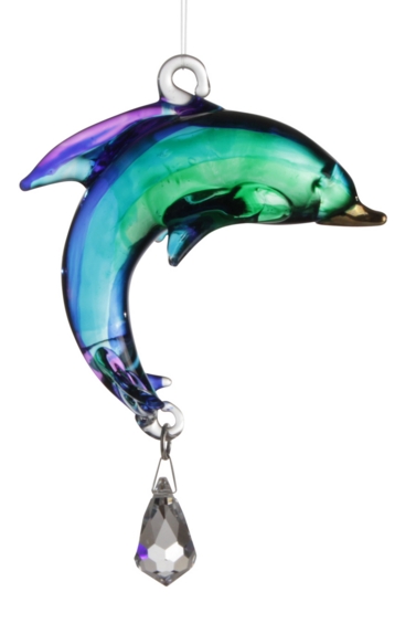 Fantasy Glass Dolphin Tropical