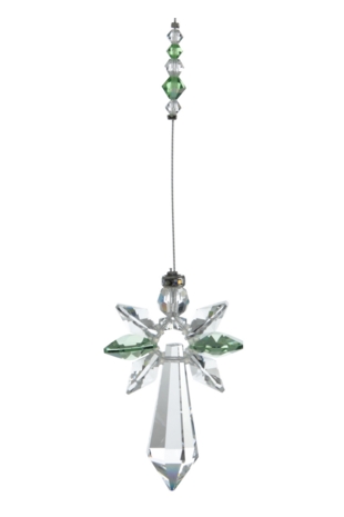 Lrg Crystal Guardian Angel Peridot