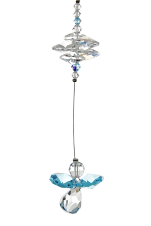 Cascade Crystal Guardian Angel Aquamarine