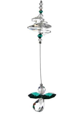 Cascade Crystal Guardian Angel Emerald