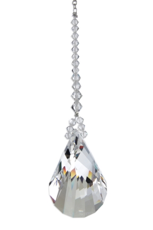 Rainbow Maker 50mm Oloid Crystal Beaded