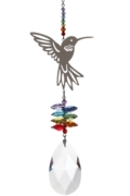 Large Crystal Fantasies Hummingbird - Rainbow