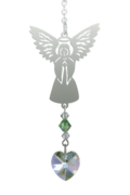 Carded Birthstone Angel Suncatcher - August