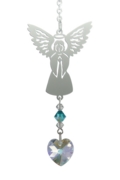 Carded Birthstone Angel Suncatcher - December