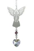 Carded Birthstone Angel Suncatcher - February