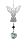 Carded Birthstone Angel Suncatcher - January