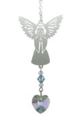 Carded Birthstone Angel Suncatcher - March