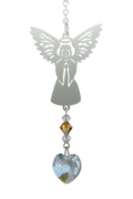 Carded Birthstone Angel Suncatcher - November