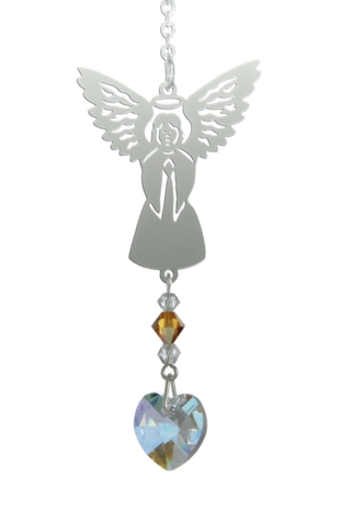 Carded Birthstone Angel Suncatcher - November