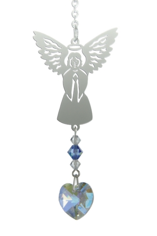 Carded Birthstone Angel Suncatcher - September