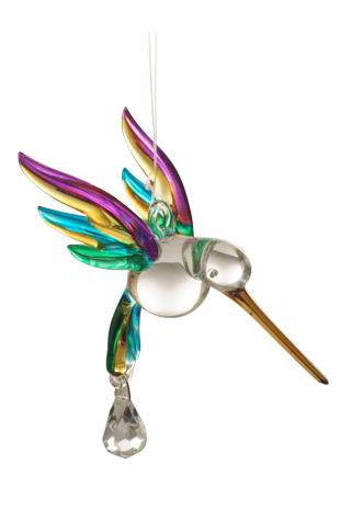 Fantasy Glass Hummingbird Tropical