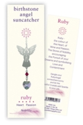 Birthstone Angel Suncatcher 72 Suncatchers (6 of each)