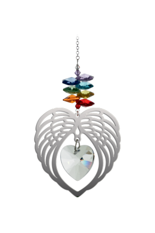 Pure Radiance Angel Wing Heart Chakra  (Large)