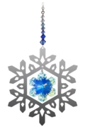 Pure Radiance Large Snowflake - Royal Blue