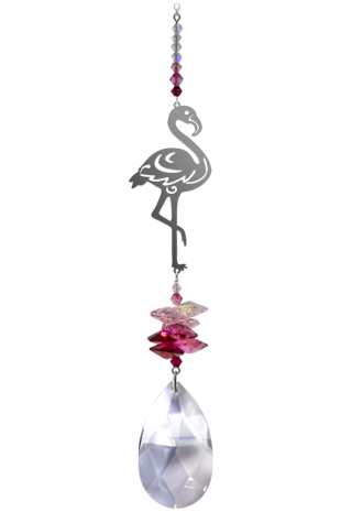 Large Crystal Fantasy - Flamingo Deep Rose