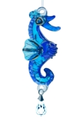 Fantasy Glass Seahorse Sapphire