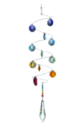 Rainbow Spiral Mobile Long 50mm Icicle