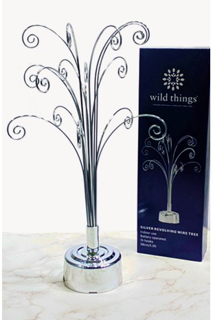 Rotating Display Fountain Silver