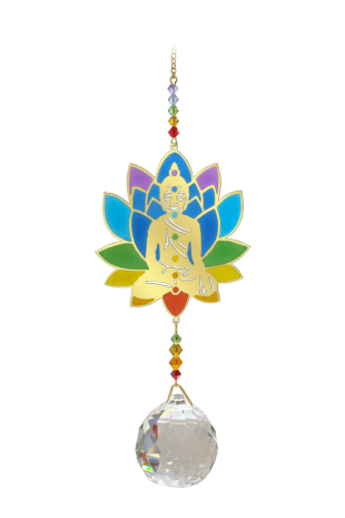 Crystal Wonders Buddha - Rainbow