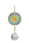 Crystal Wonders Flower of Life - Rainbow