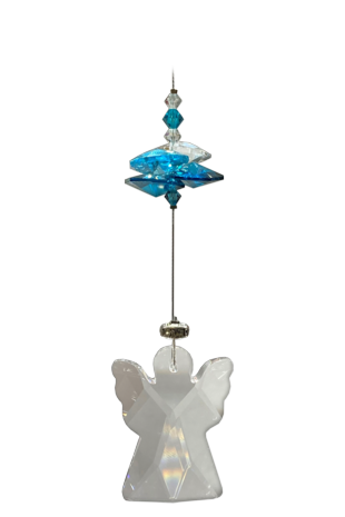 Angels in my Window Crystal Blue Zircon