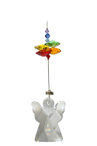 Angels in my Window Crystal Rainbow