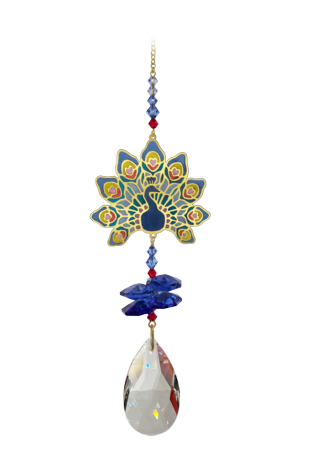 Window Jewels Peacock - Majestic