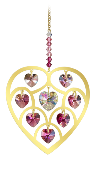 Pure Radiance Gold Heart of Hearts - Deep Rose