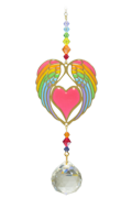 Crystal Dreams - Angel Wing Heart Rainbow