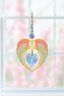 Carded Angel Wing Hearts