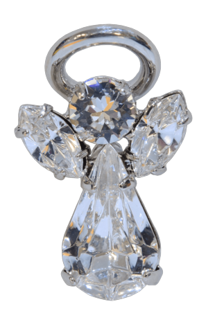 Guardian Angel Pin Crystal