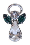 Guardian Angel Pin Emerald