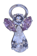 Guardian Angel Pin Light Amethyst