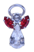 Guardian Angel Pin Ruby