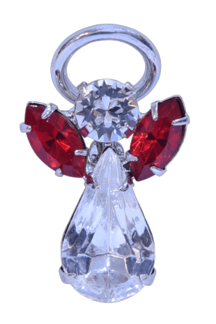 Guardian Angel Pin Ruby