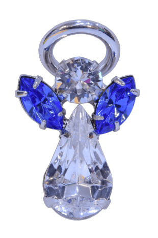 Guardian Angel Pin Sapphire