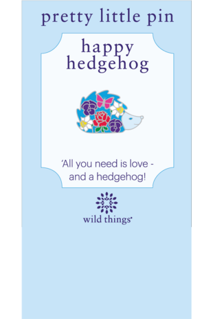 Hedgehog Pin Multi Coloured