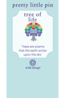 Tree of Life Pin Rainbow