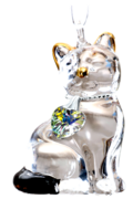 Fantasy Glass Pretty Little Kitties - Black