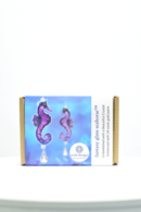 Fantasy Glass Seahorse Purple